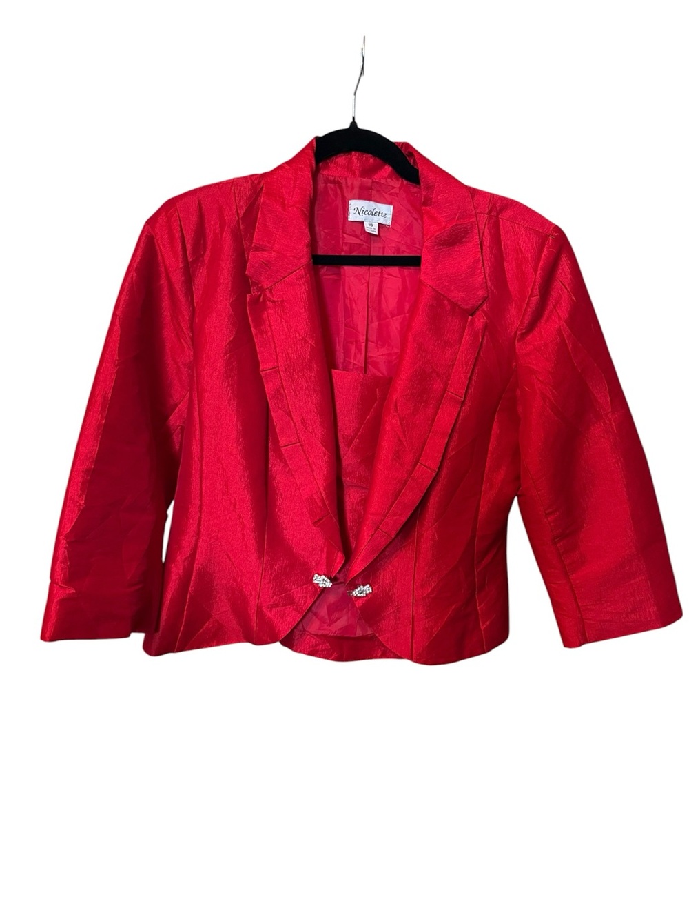 Nicolette Red Special Occasion Jacket